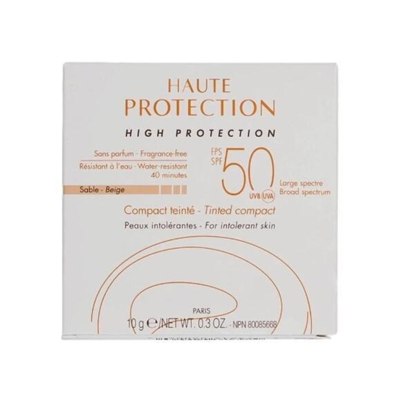 New Avene Haute Protection SPF 50 Compact Tinted Sable Beige 0.3 oz - Picture 1 of 1